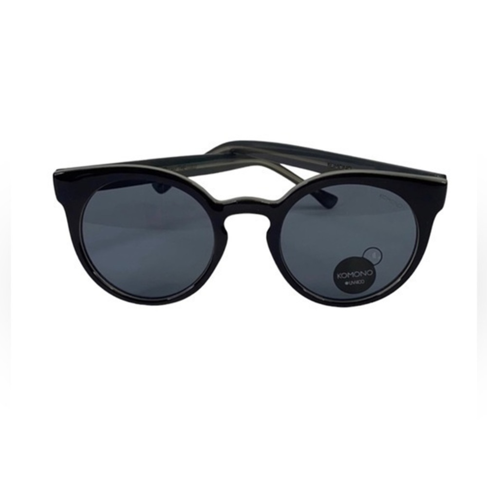 Komono Lulu black jade NEW Women's sunglasses black cat eye - Picture 2 of 10
